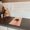 Chocola - Hout - Lepel Inductie beschermer vinyl 3mm middel -sfeer3