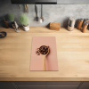 Chocola - Hout - Lepel Inductie beschermer vinyl 3mm middel -sfeer5