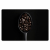 Koffiebonen - Lepel - Zwart Placemat vinyl groot -zzsfeer1_Kitchenyeah-website