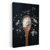 Meel - Hout - Lepel KitchenYeah - Keuken - Canvas klein -3d