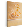 Peach - Eten - Taart - Oranje KitchenYeah - Keuken - Canvas klein -3d
