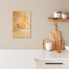 Peach - Eten - Taart - Oranje KitchenYeah - Keuken - Canvas klein -sfeer1