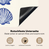 Schelpen - Blauw - Patroon Inductie beschermer vinyl 3mm middel -tsfeer4_DE