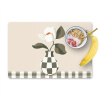 Vaas - Geruit - Groen - Bloem Placemat vinyl groot -zzzproduct_Kitchenyeah-website