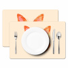 Vlinder - Minimalistisch - Roze Placemat vinyl groot -zzsfeer2_Kitchenyeah-website