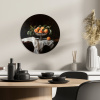 Stilleven - Perziken - Vintage KitchenYeah - Keuken - Wandcirkel Forex klein -sfeer2