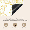 Bloemen - Patroon - Illustratie - Geel Inductie beschermer vinyl 3mm middel -tsfeer4_DE