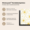 Bloemen - Patroon - Illustratie - Geel Inductie beschermer vinyl 3mm middel -zzzzzzusp-haakje_DE