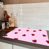 Roze - Hart - Lolly - Snoep Inductie beschermer vinyl 3mm klein -sfeer3