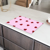 Roze - Hart - Lolly - Snoep Inductie beschermer vinyl 3mm klein -sfeer8