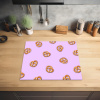 Pretzels - Eten - Paars Inductie beschermer vinyl 3mm middel -sfeer5