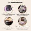 Pretzels - Eten - Paars Inductie beschermer vinyl 3mm middel -tsfeer9_DE