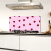 Roze - Hart - Lolly - Snoep Spatscherm Aluminium klein -sfeer4