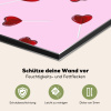 Roze - Hart - Lolly - Snoep Spatscherm Aluminium klein -zcloseup_DE