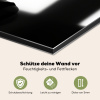 Vrouw - Zwart - Hart Spatscherm Aluminium klein -zcloseup_DE