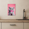 Kat - Valentijn - Roze - Liefde KitchenYeah - Keuken - Canvas klein -sfeer2
