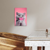 Kat - Valentijn - Roze - Liefde KitchenYeah - Keuken - Canvas klein -sfeer3