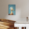 Eend - Koksmuts - Cute - Vogel KitchenYeah - Keuken - Canvas klein -sfeer3