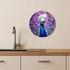 Pauw - Koksmuts - Cool - Paars KitchenYeah - Keuken - Wandcirkel Forex klein -sfeer3