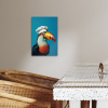 Tucan - Papegaai - Vogel - Koksmuts KitchenYeah - Keuken - Canvas klein -sfeer3