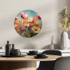 Kleurenexplosie in Bloei KitchenYeah - Keuken - Wandcirkel Forex klein -sfeer2