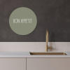 Gastronomische Groet KitchenYeah - Keuken - Wandcirkel Forex klein -sfeer1