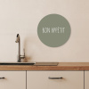 Gastronomische Groet KitchenYeah - Keuken - Wandcirkel Forex klein -sfeer3