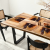 Giraf - Bruin - Abstract - Geschilderd Placemat vinyl groot -zzsfeer4_Kitchenyeah-website