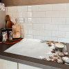 Kruiden - Winter - Melk - Beton Inductie beschermer vinyl 3mm klein -sfeer3