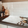 Bakken - Kaneel - Licht - Winter Inductie beschermer vinyl 3mm klein -sfeer3