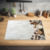 Bakken - Kaneel - Licht - Winter Inductie beschermer vinyl 3mm klein -sfeer5