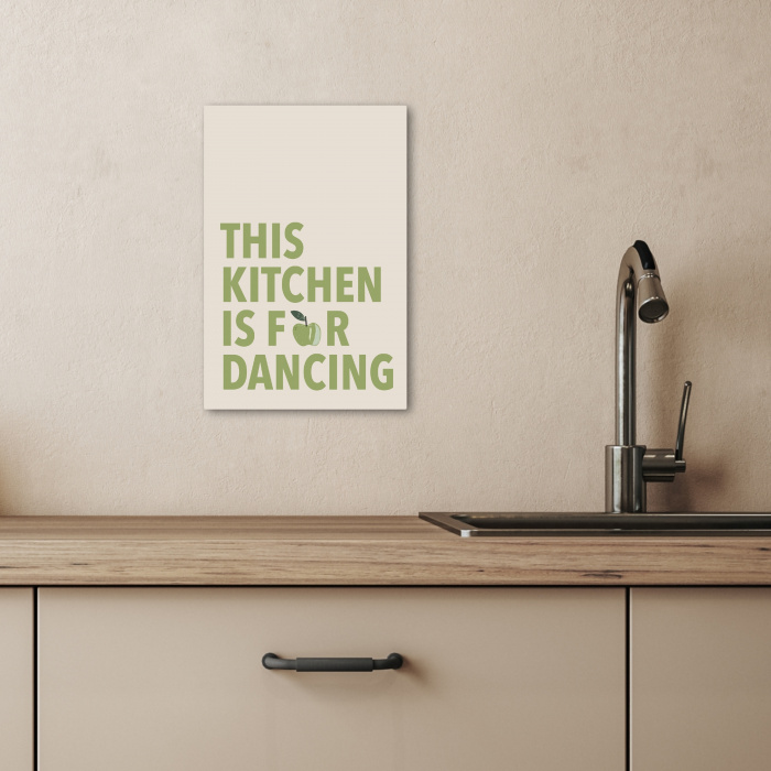 Quote - Appel - Illustratie KitchenYeah - Keuken - Canvas klein -sfeer2