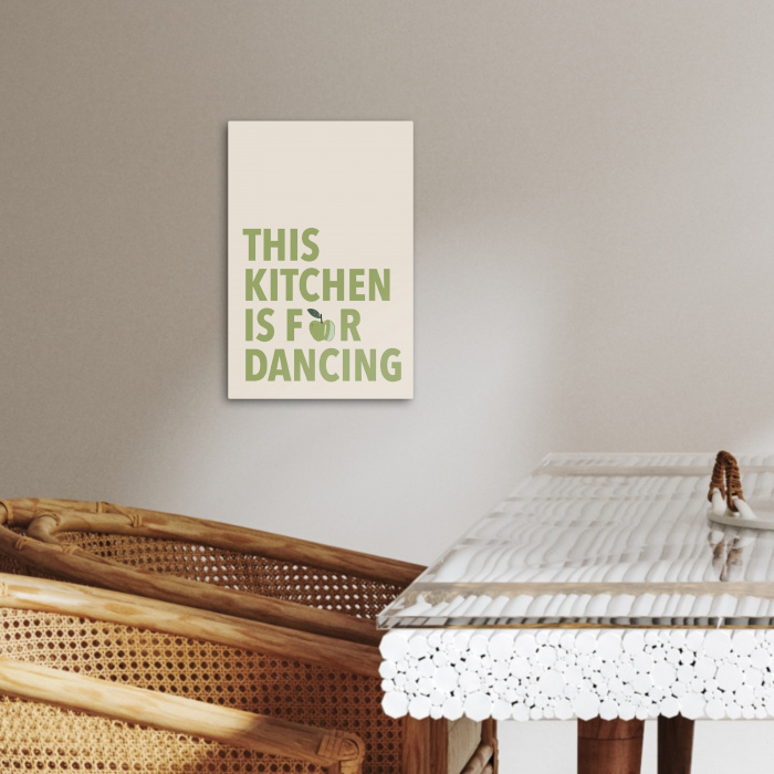 Quote - Appel - Illustratie KitchenYeah - Keuken - Canvas klein -sfeer3