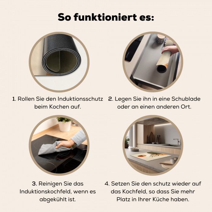 Takken - Vormen - Abstract Inductie beschermer vinyl 3mm middel -tsfeer9_DE