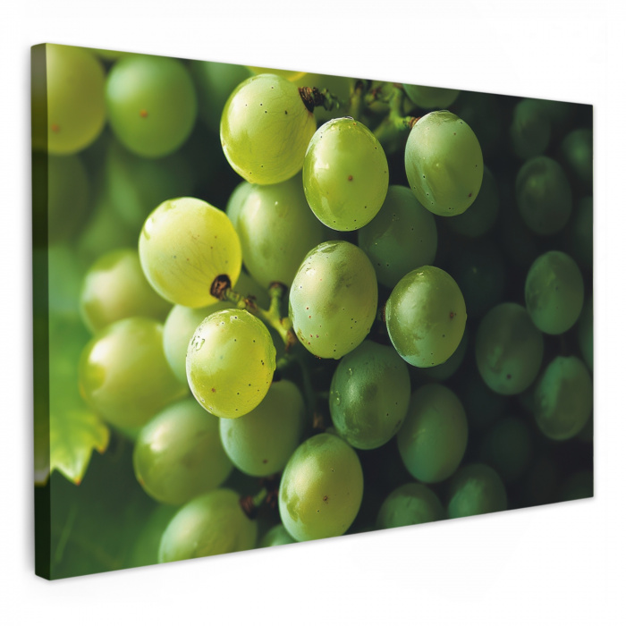 Druiven - Tros - Groen KitchenYeah - Keuken - Canvas klein -3d