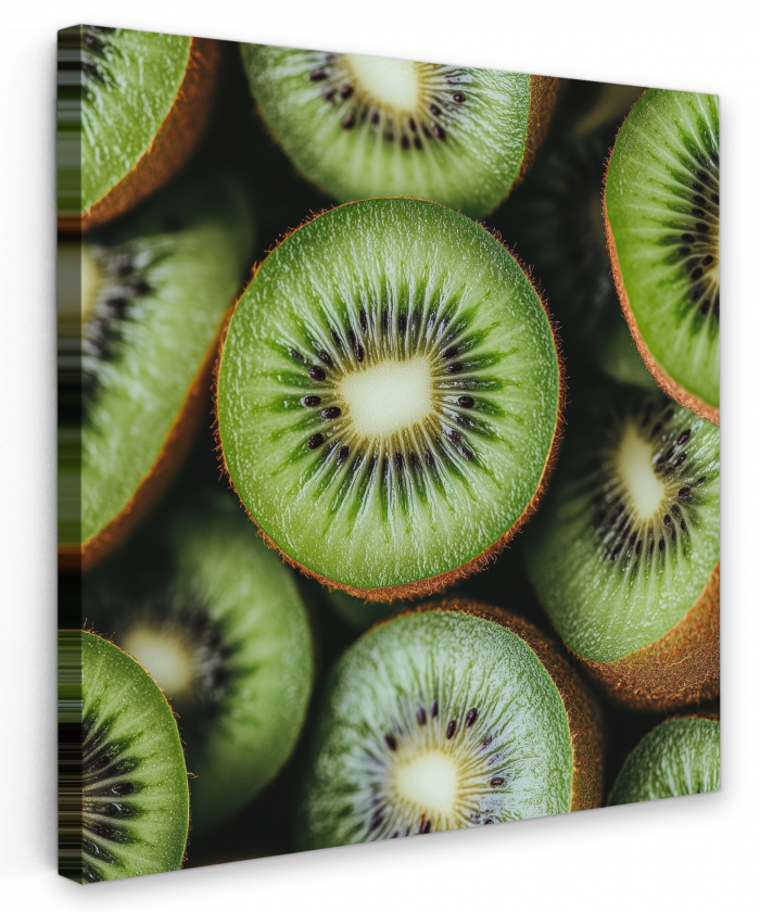 Kiwi - Fruit - Groen canvas 2cm klein -zkaufland3d