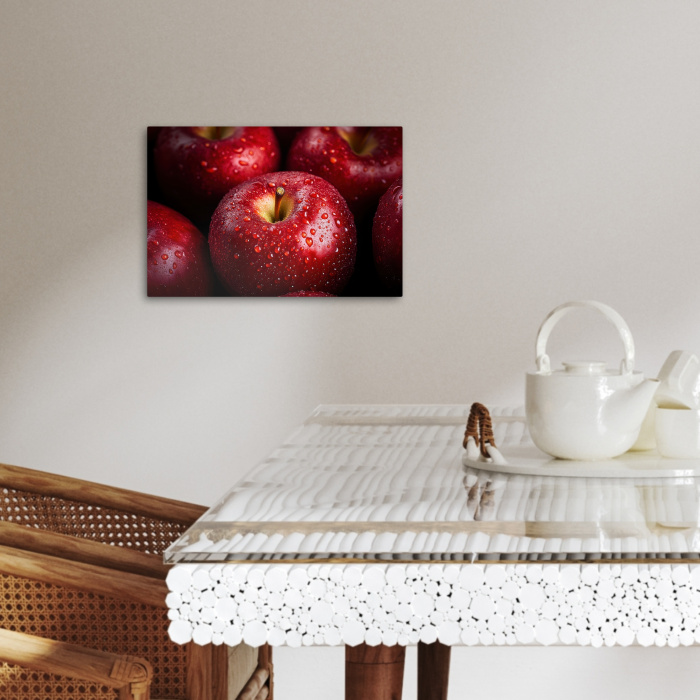 Rood - Appels - Fruit KitchenYeah - Keuken - Canvas klein -sfeer3