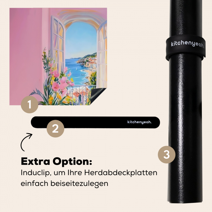 Roze - Buiten - Verf Inductie beschermer vinyl 3mm middel -zzzzzzz-induclip_DE