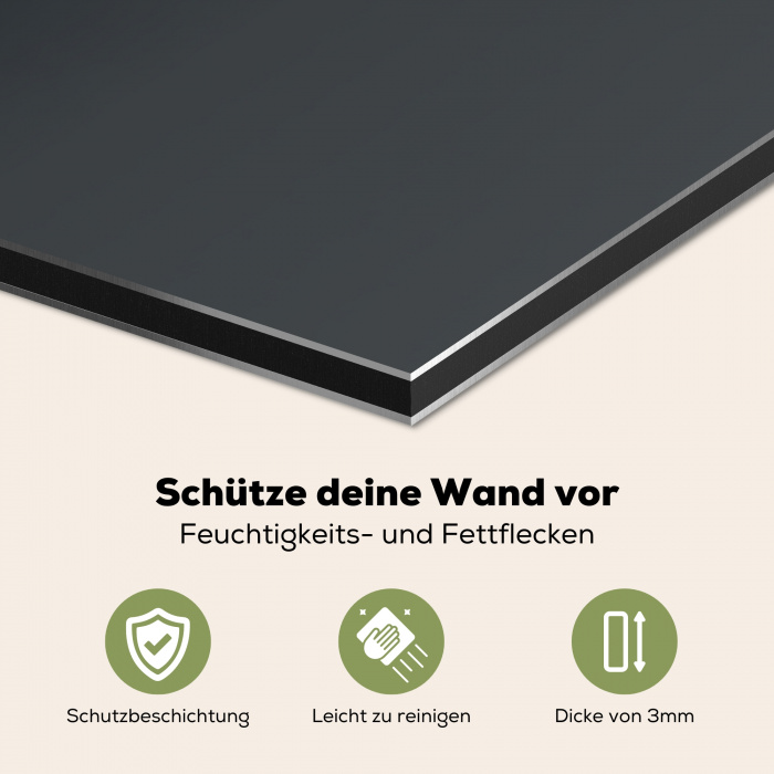 Lepel - Zilver - Metaal Spatscherm Aluminium klein -zcloseup_DE