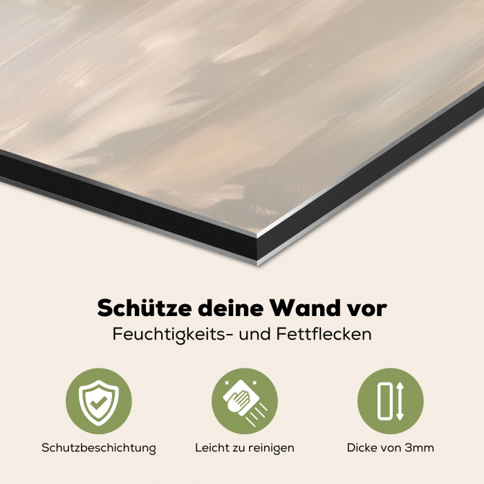 Lepel - Verf - Zilver Spatscherm Aluminium klein -zcloseup_DE