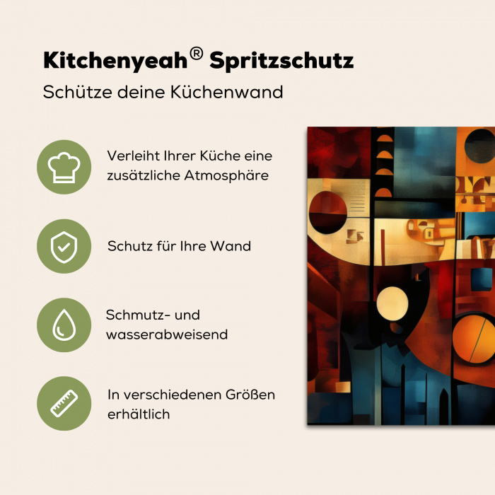 Figuren - Abstract - Symbolen Spatscherm Aluminium klein -zdetails_DE
