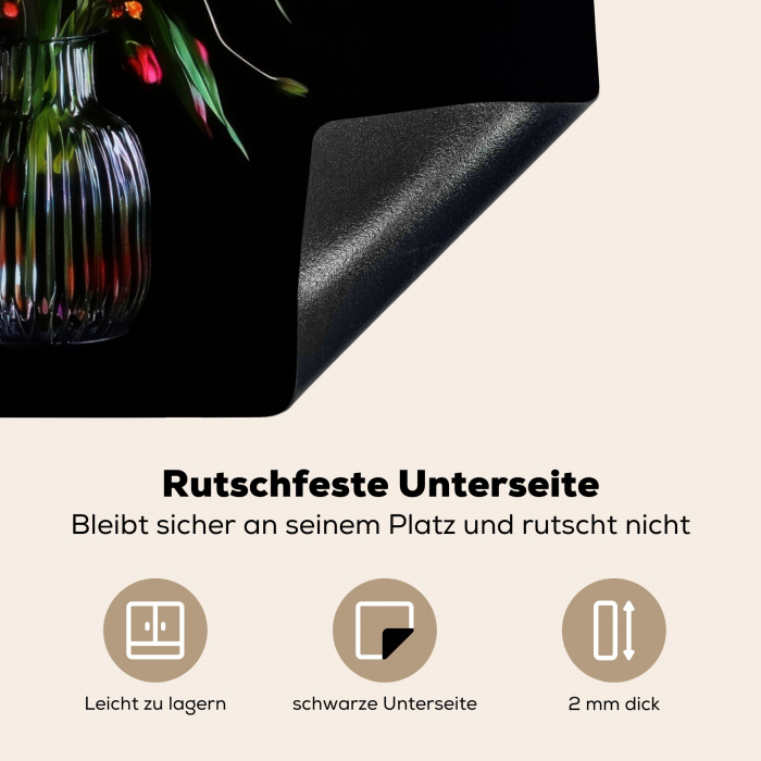 Boeket - Veldbloemen - Vaas Inductie beschermer vinyl 3mm middel -tsfeer4_DE