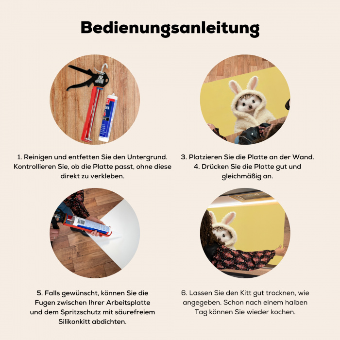 Egel - Paashaas - Kostuum Spatscherm Aluminium klein -zgebruik_DE