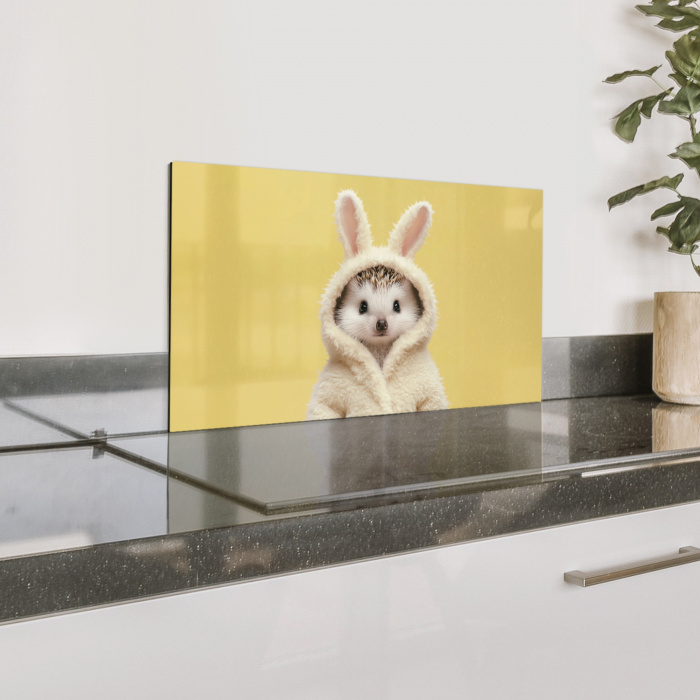 Egel - Paashaas - Kostuum Spatscherm Aluminium klein -zzproduct_nieuw