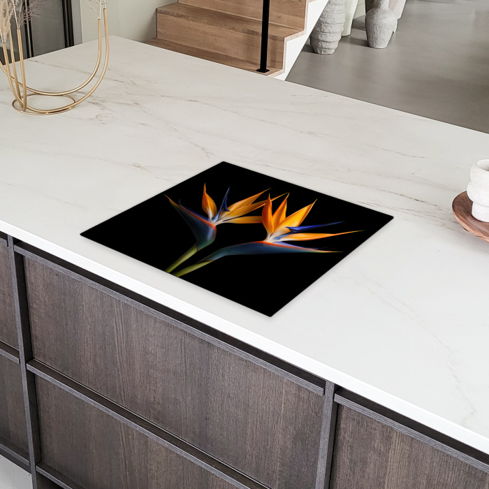 Paradijsvogelbloem Symmetrie Inductie beschermer vinyl 3mm middel -sfeer8