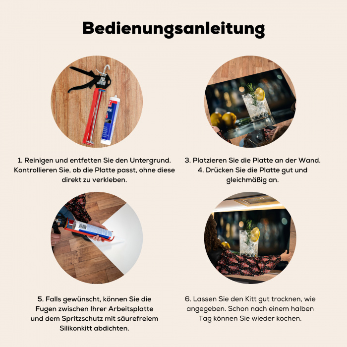 Gin-tonic met een Vleugje Citroen Spatscherm Aluminium klein -zgebruik_DE