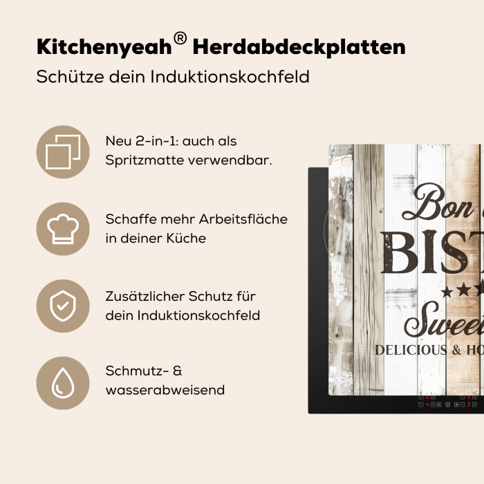 Bistro Welkomstbord Inductie beschermer vinyl 3mm middel -zzzzzzusp-haakje_DE