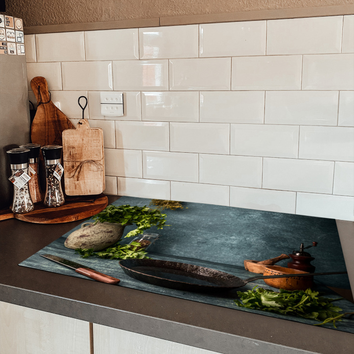 Stilte voor het Koken Inductie beschermer vinyl 3mm klein -sfeer3