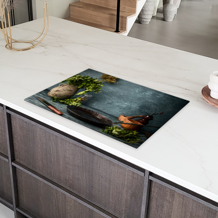 Stilte voor het Koken Inductie beschermer vinyl 3mm klein -sfeer8
