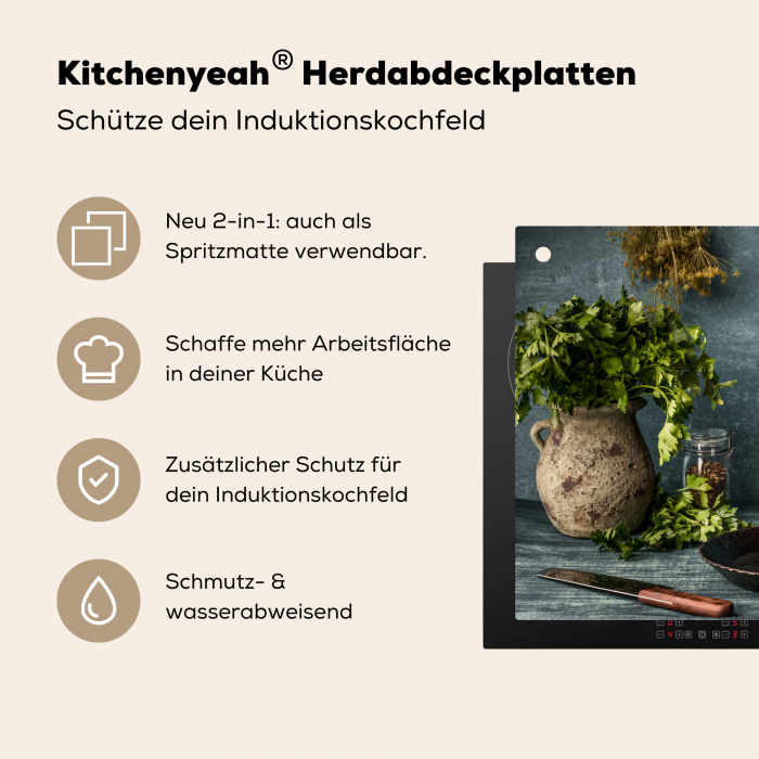 Stilte voor het Koken Inductie beschermer vinyl 3mm klein -zzzzzzusp-haakje_DE